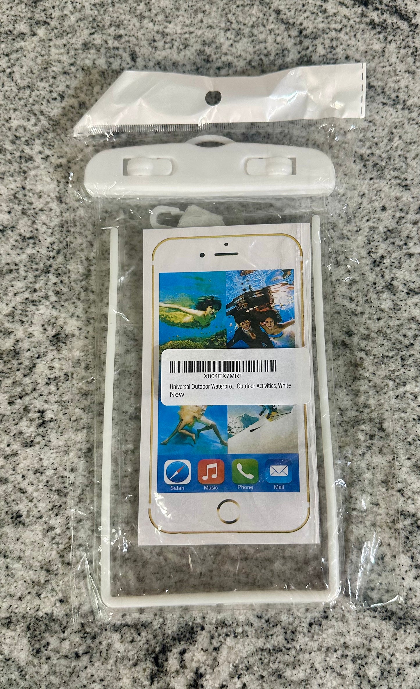 Waterproof Phone Pouch, Clear Compatible with iPhone, Samsung, Google, and Huawei with screens up to 7”