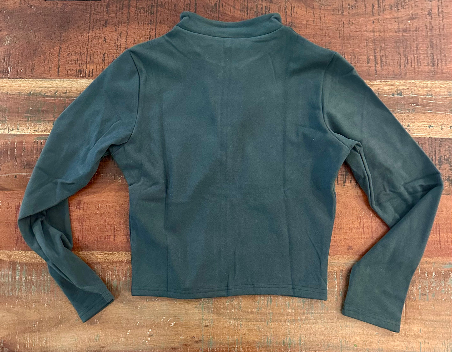 Women's Long Sleeve Lightweight Sweatshirt Zip Up Yoga Sportwear Top (Size XL)