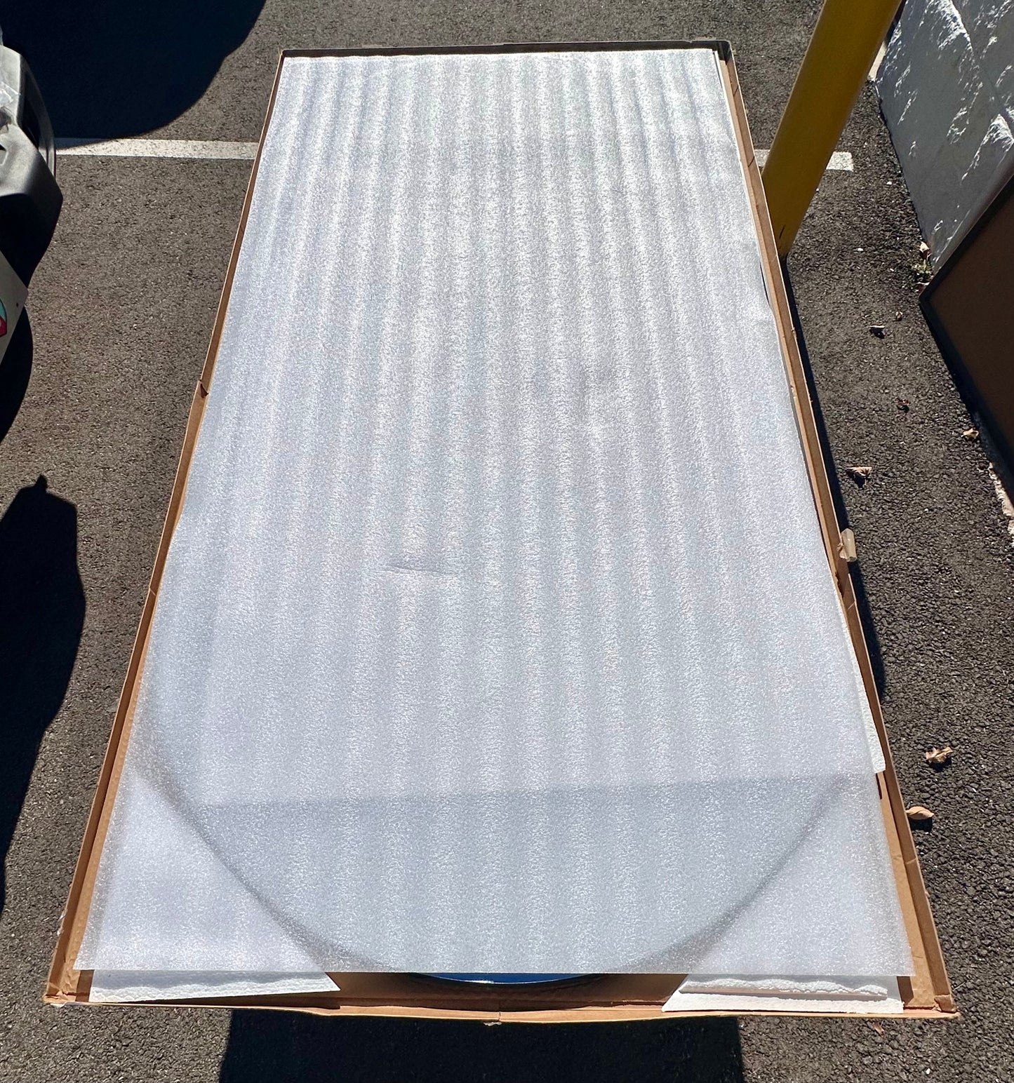 Oversized Full-Body Mirror, 77" x 38" Arched Full-Length Mirror, Black Metal Frame, Floor Mirror for Bedroom, Living/Dressing Room, Gym - Stand/Wall Mounted/Leaning M446)