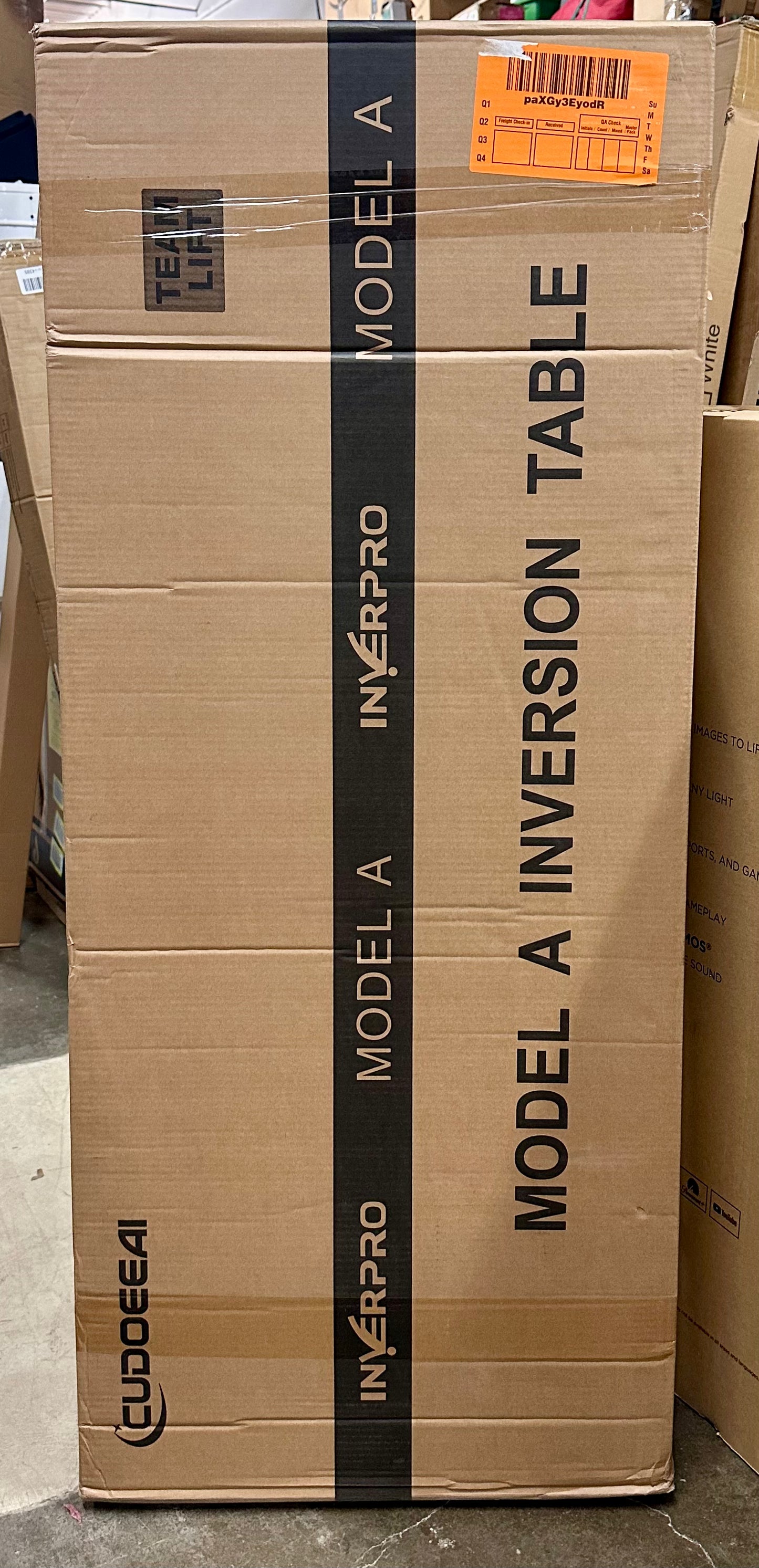 INVERPRO Model A Advanced Heat and Massage Heavy Duty Deluxe Inversion Table, 320 lb Capacity, Gray/Black (W522)