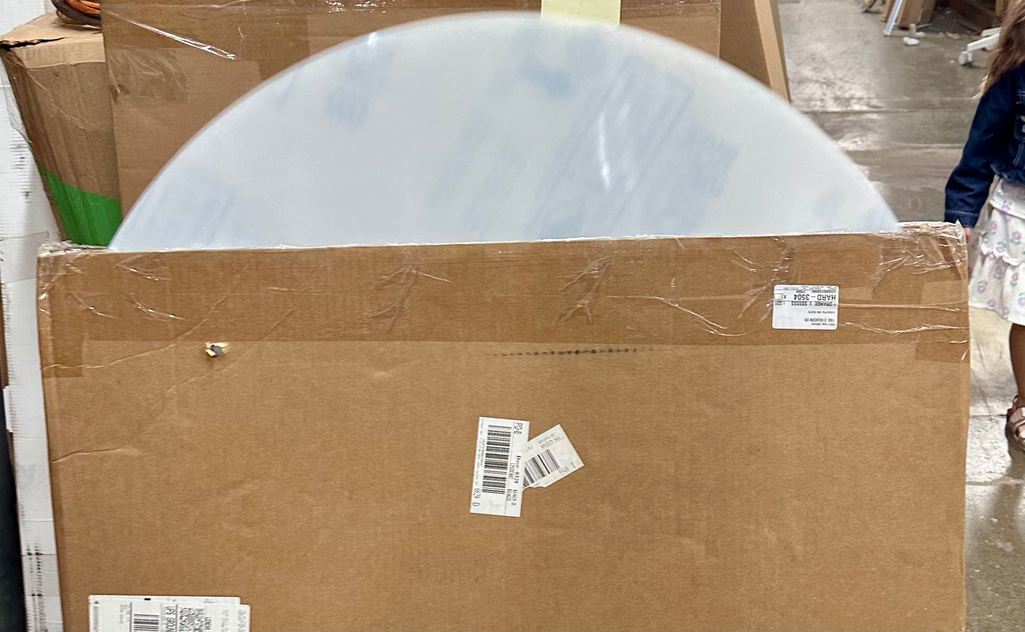 SOURCE ONE Clear Acrylic Plexiglass Lucite Round Disc 36” Round, 1/8” Thick (R930)