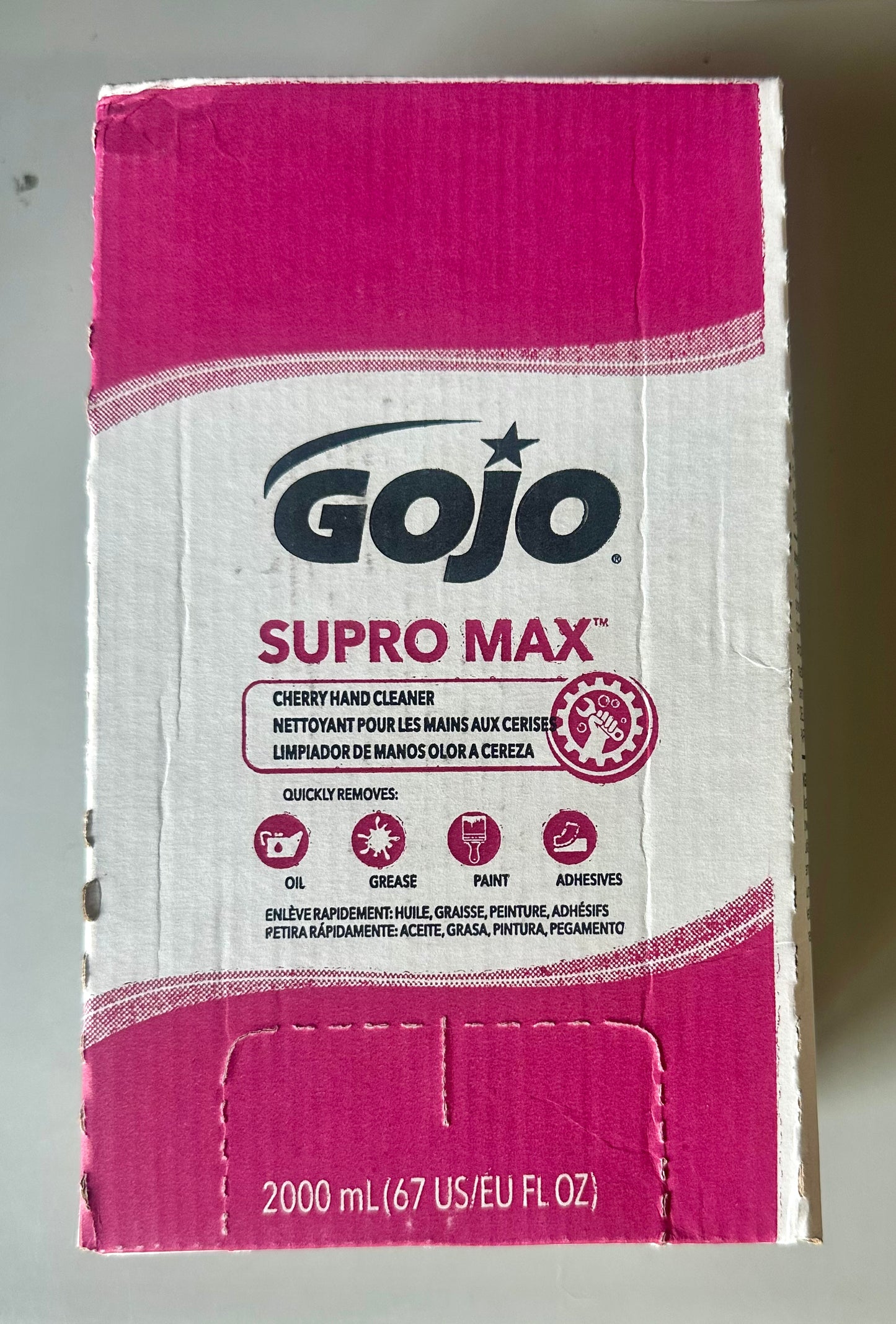 Gojo Supro Max Cherry Lotion Hand Cleaner 1 Pack 2000 ml Refill