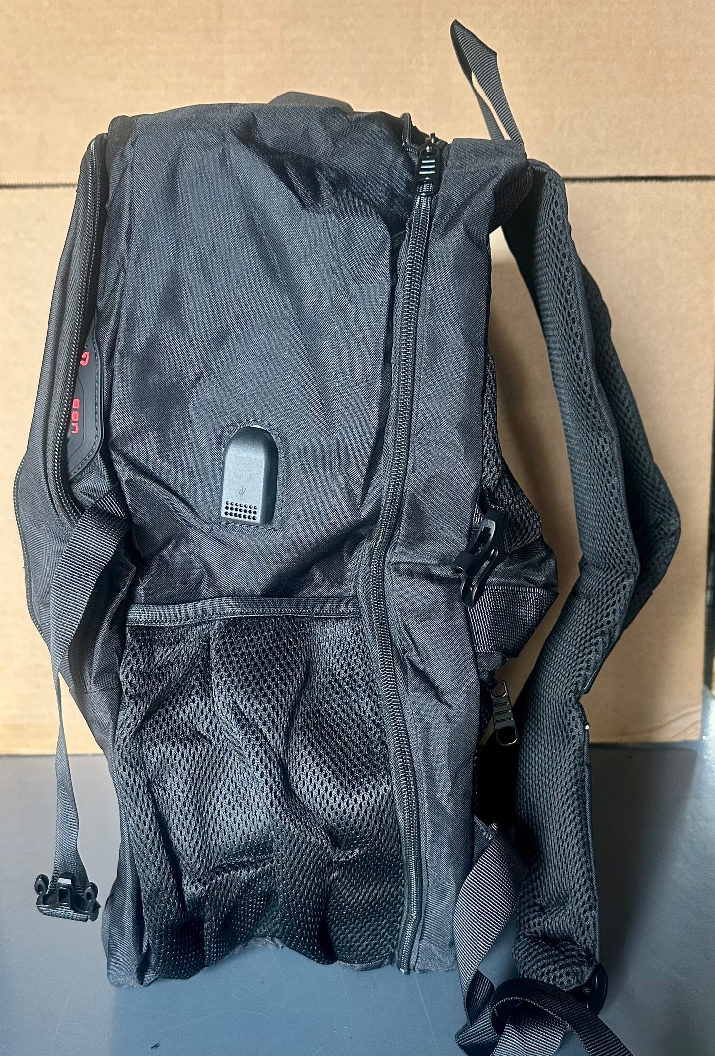 Large Carry on Backpack, 17 Inch Laptop Bag, Big Sturdy TSA-Friendly with USB Port, Travel, College, School, Black