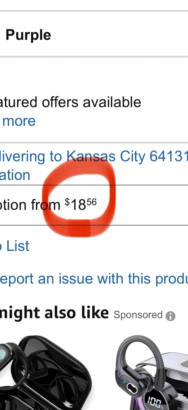 exsulity Language Translation Earbuds, Two Way Real-time Translation 144 Online Languages Translator with APP for Language Learning/Travel/Business(Purple)