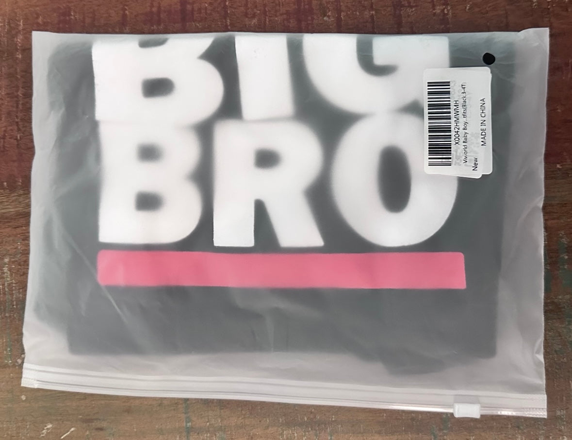 Big Bro Urban Design For Big Brother T-Shirt (Size 3-4Y)