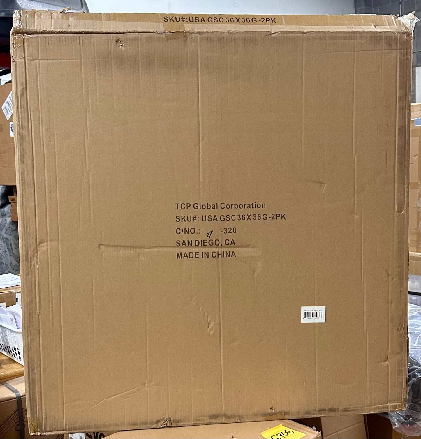 U.S. Art Supply 36 x 36 inch Stretched Canvas, 12-Ounce Triple Primed, 3-Pack - Professional Artist Quality White, 3/4" Profile, 100% Cotton, Heavy-Weight Gesso - Acrylic Pouring, Oil Painting (R743)