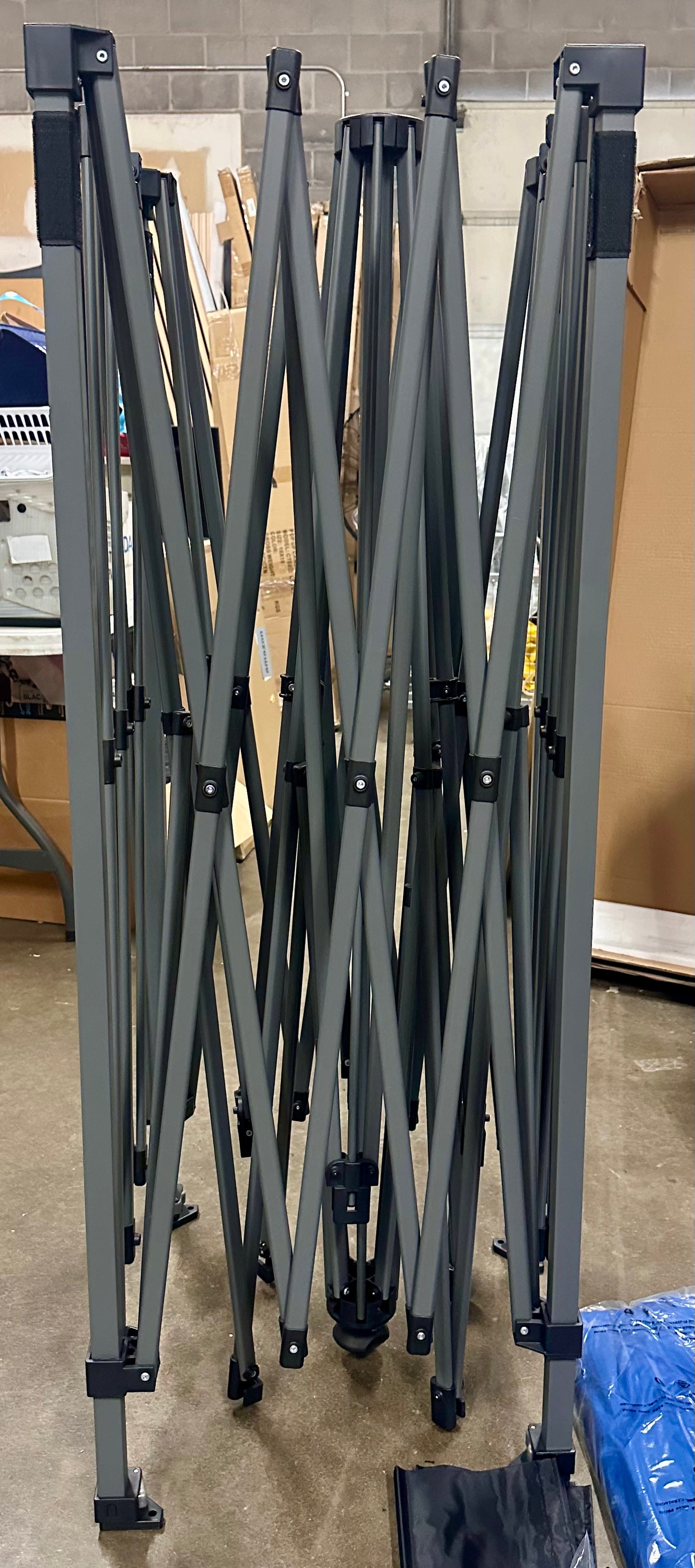 12’x12’ Pop Up Canopy, Easy and Portable Outdoor Canopy, Instant Tent, with Wheeled Carry Bag & 4 Sandbags for Home, Party & Outdoor Activities, Blue (CP12)