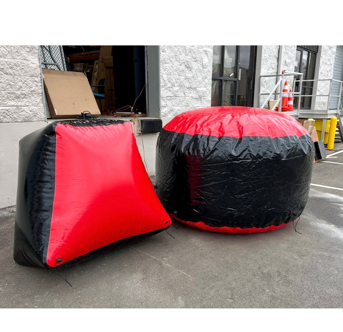 Giant Inflatable Air Bunker Set, Paintball, Airsoft, Laser tag, Nerf (W634)