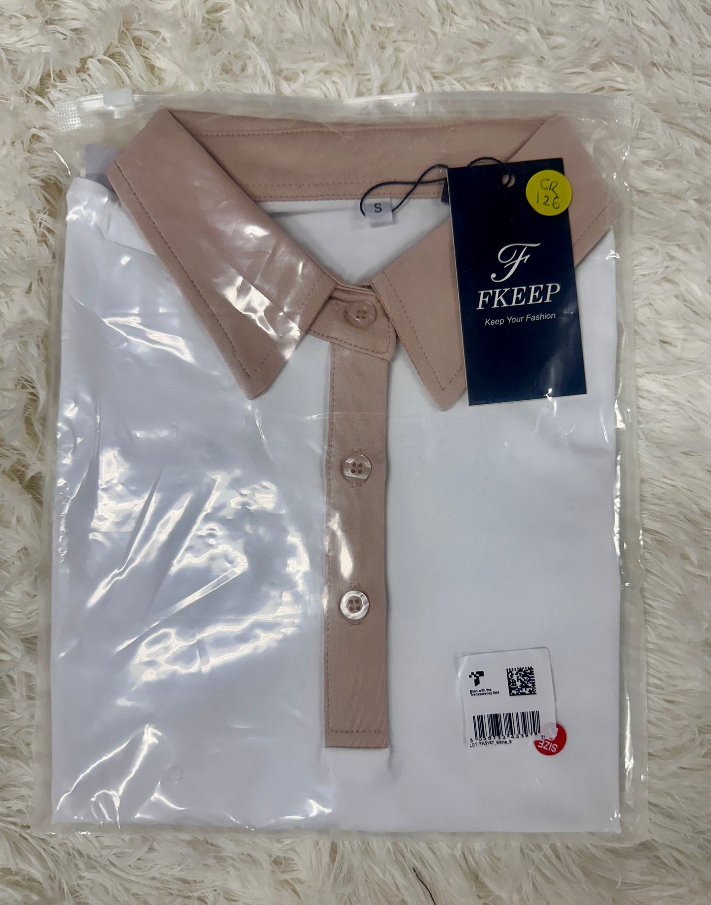 Women's Casual Polo Short Sleeve T Shirt (Size Small)