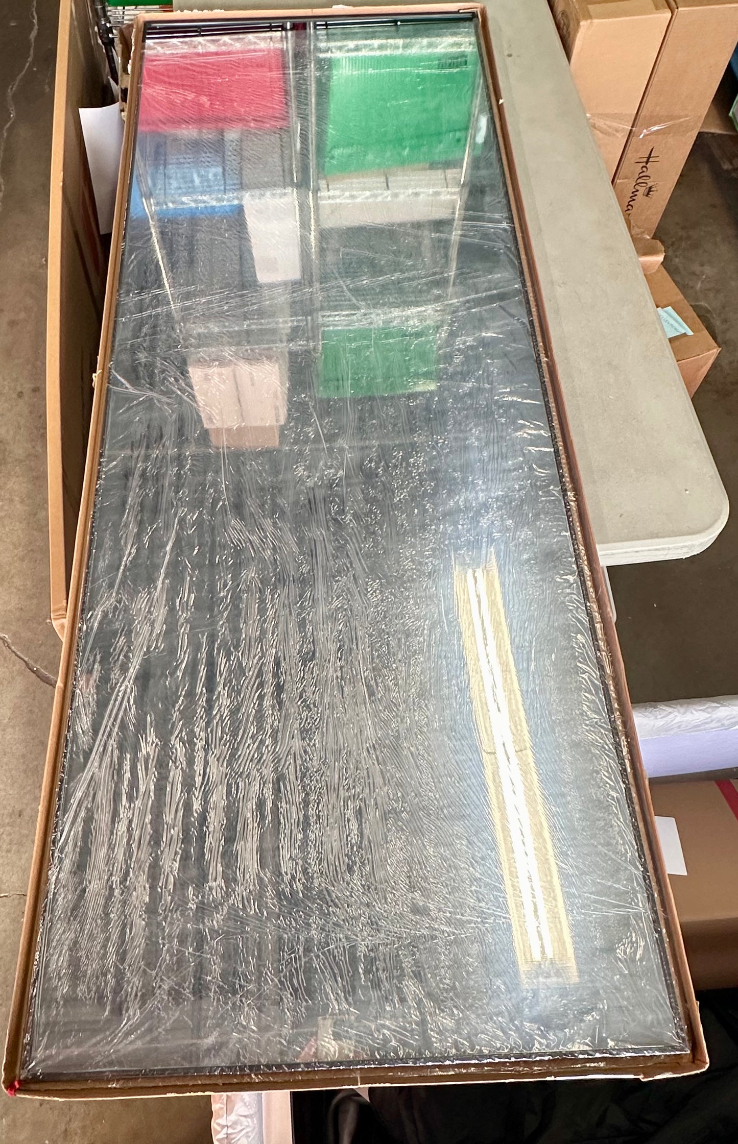 Antok Full Length Mirror, 71"x28" Floor Mirror with Stand, Hanging Mounted Mirrors for Bedroom, Living Room, Cloakroom, Dining Room, Black, Rect (M448)