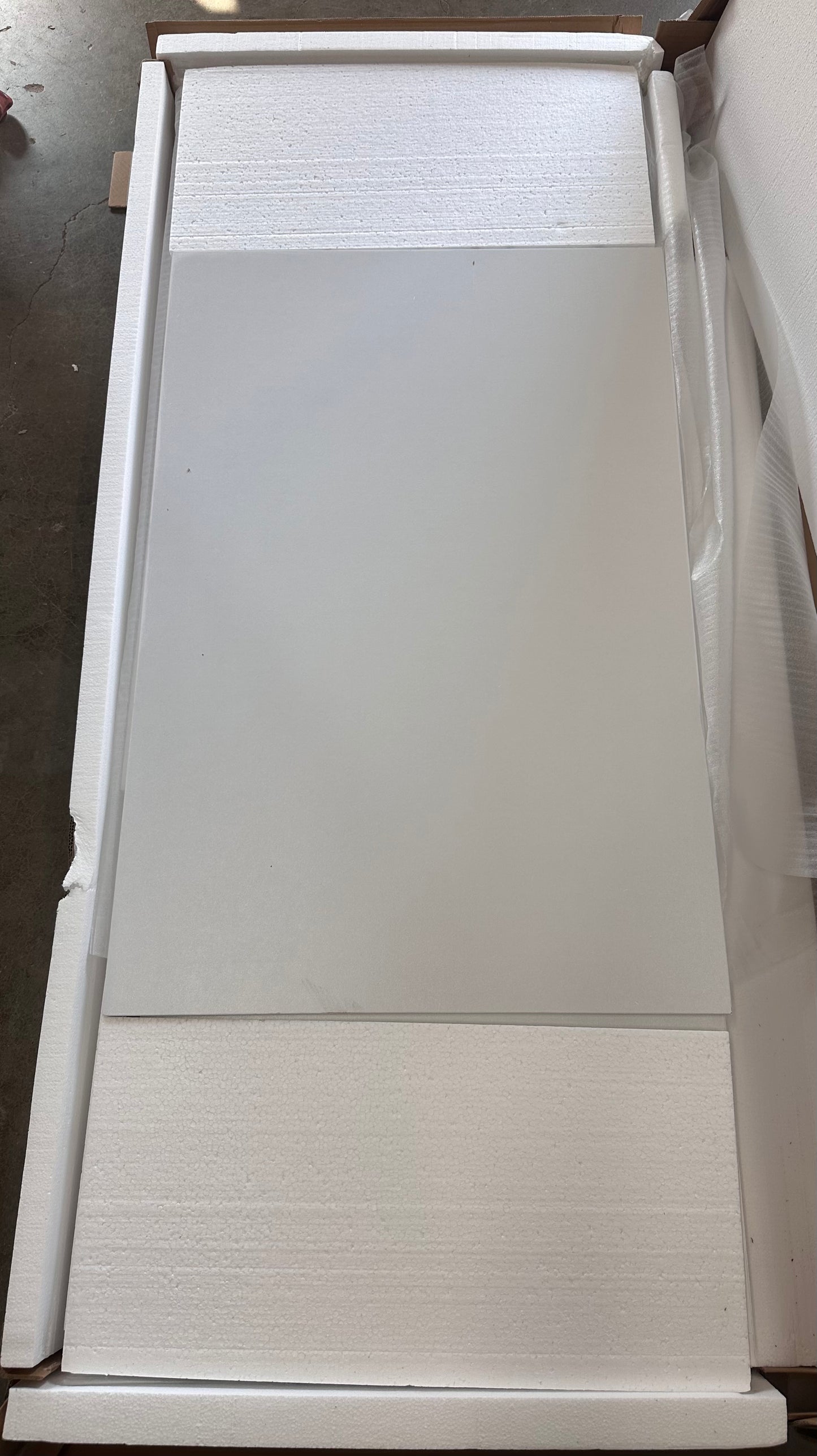 Computer Desk - L-Shaped Desk with X-Pattern Legs - For Office, Computer, or Craft Table  (White) (O443)