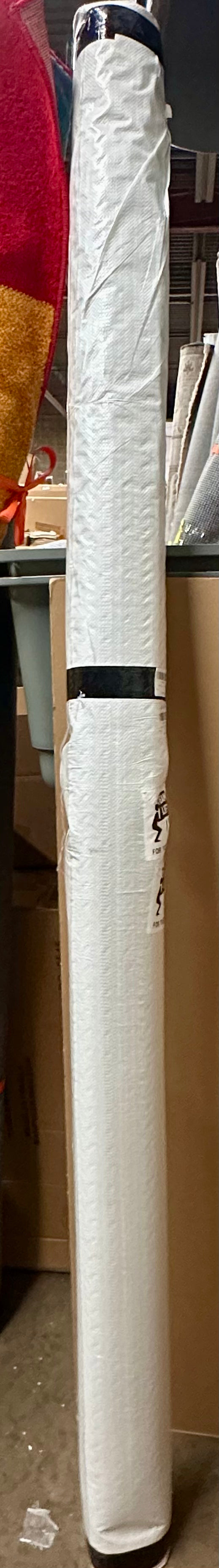 8x20 FT Garage Floor Mat, 2.8mm Thickened Flooring Roll for Under Car, Diamond Plate PVC Rubber Mat with 20 Pcs Tapes, Non-Slip Floor Mat for Garage, Warehouse, Gyms, Trailer, Black (G885)