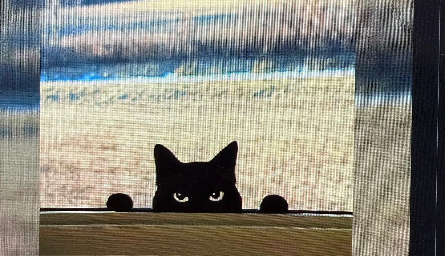 Black Cat Decorative Sign Black Cat Door Decor & Door Frame Decor