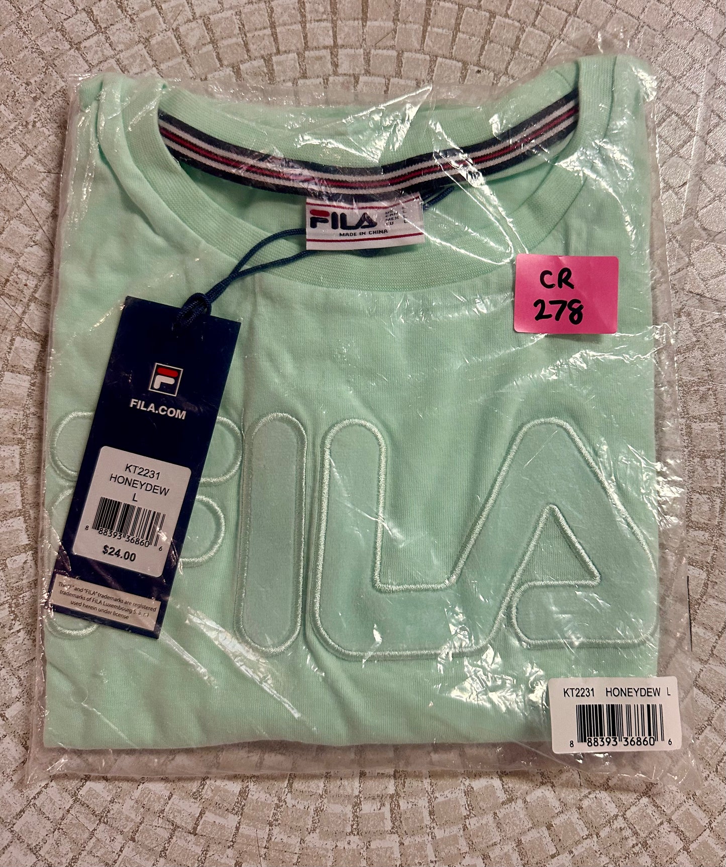 Fila Girls Long Sleeve Shirt- Soft Cotton Jersey Long Sleeve Cropped Tee- Cute Casual Girl Tops (Size Youth Large)