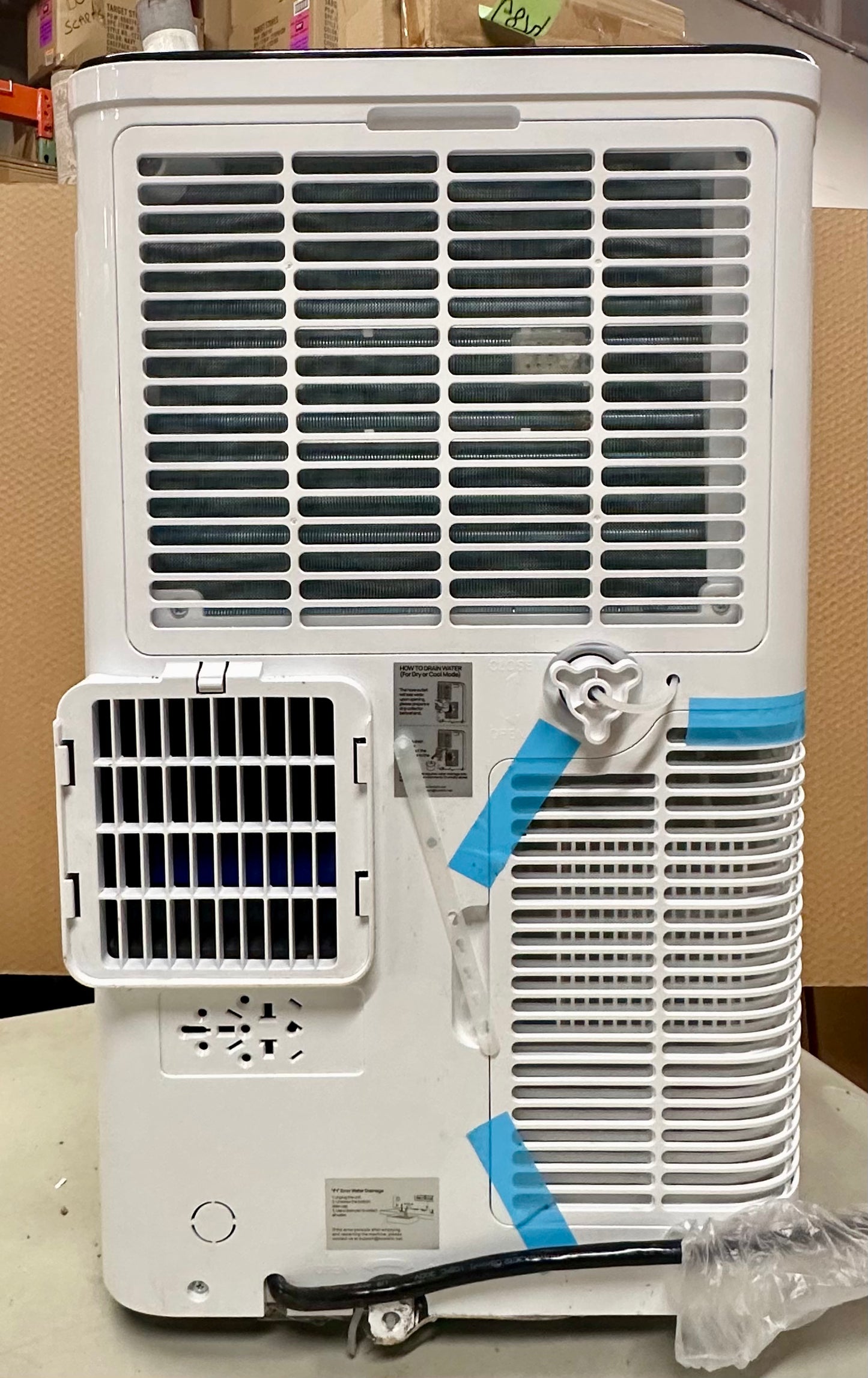 14,000 BTU Portable Air Conditioner, Cools Up to 700 Sq.Ft, Auto-Evaporation, Low Noise Portable AC Unit with Remote Control, for Home, Office, Garage, White (R705)