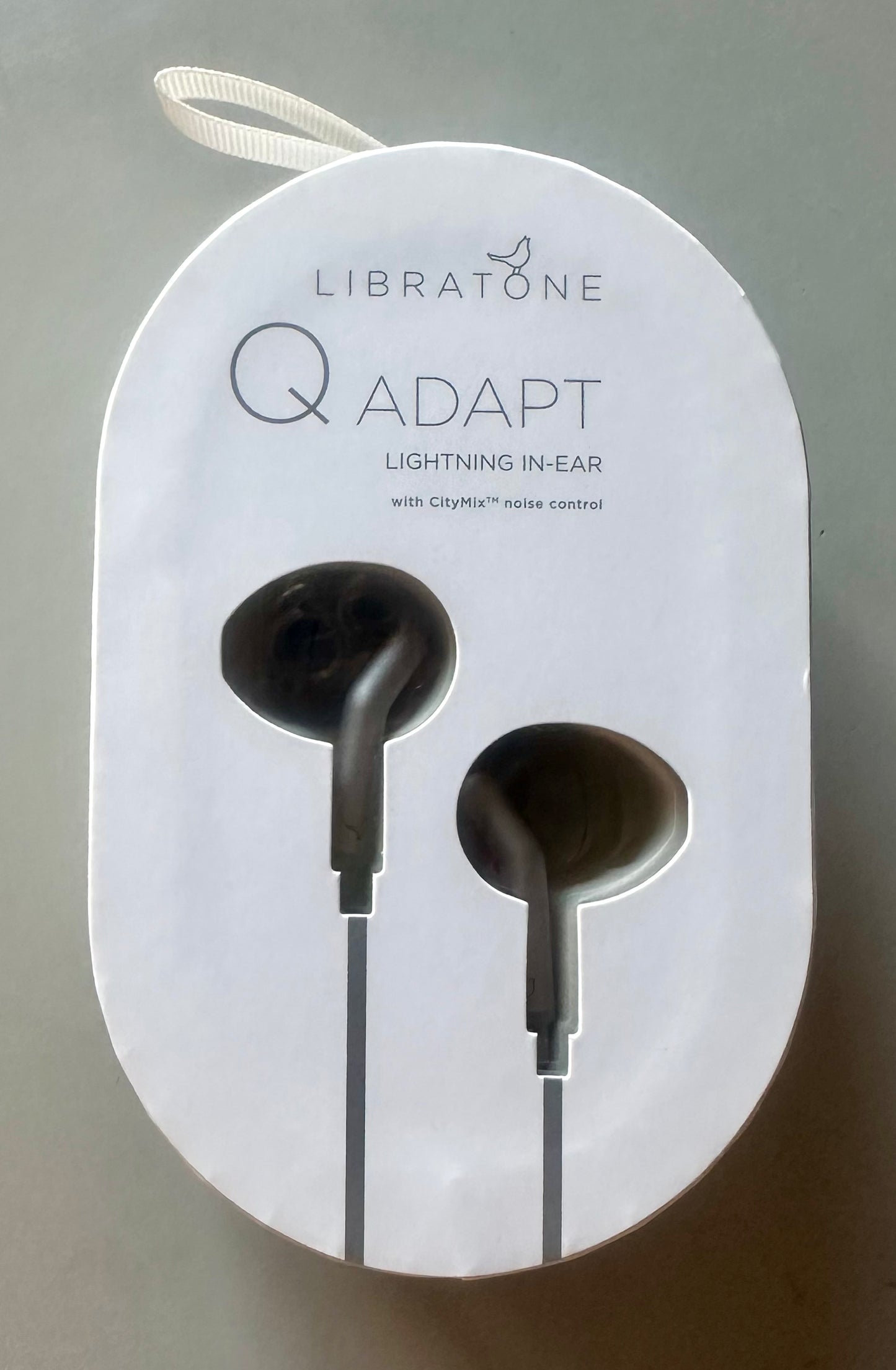 Libratone Q Adapt iPhone Lightning In-Ear Noise Cancelling Headphones, Stormy Black