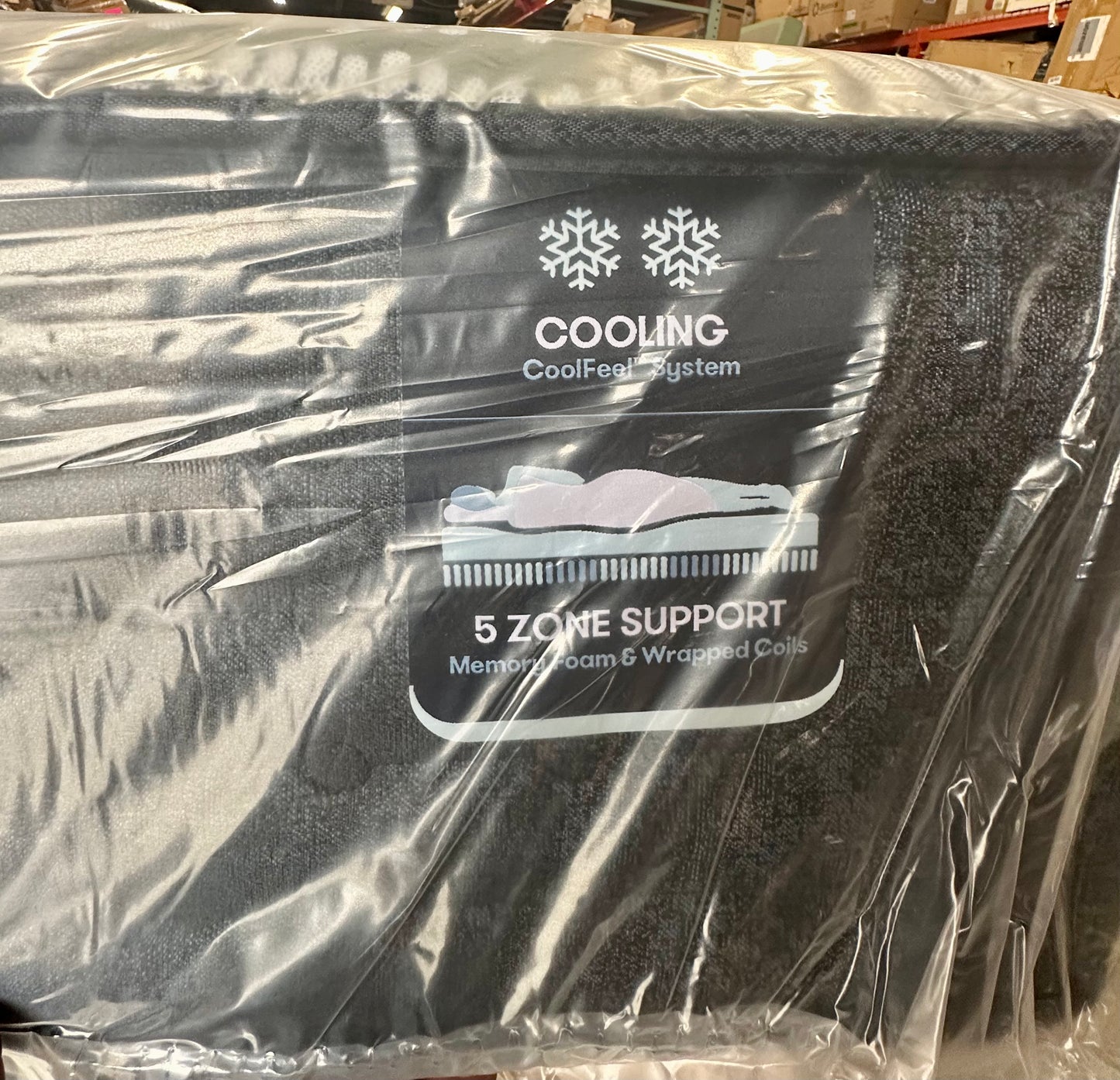 Serta Perfect Sleeper X - Knox 13.5" Firm Twin XL Quilted Hybrid Mattress - 5 Support Zones and Cooling Tech for a Restorative Sleep - 100 Night Trial, CertiPUR-US Certified (B1068)