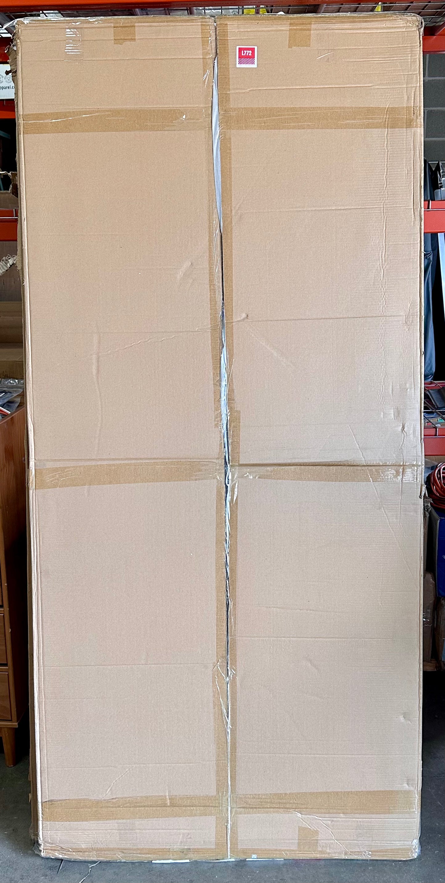 New - Barn Door 36” x 84” Solid White With Hardware Kit (L772)