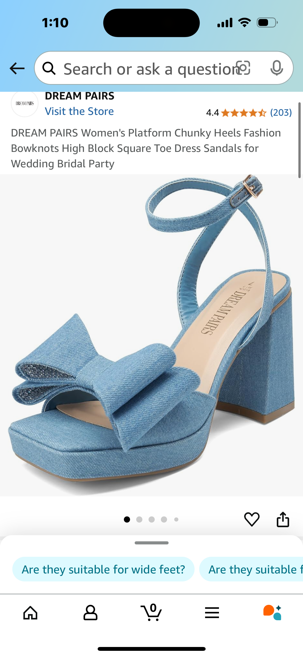 Women's Platform Chunky Heels Fashion Bowknots High Block Square Toe Dress Sandals for Wedding Bridal Party Size 8