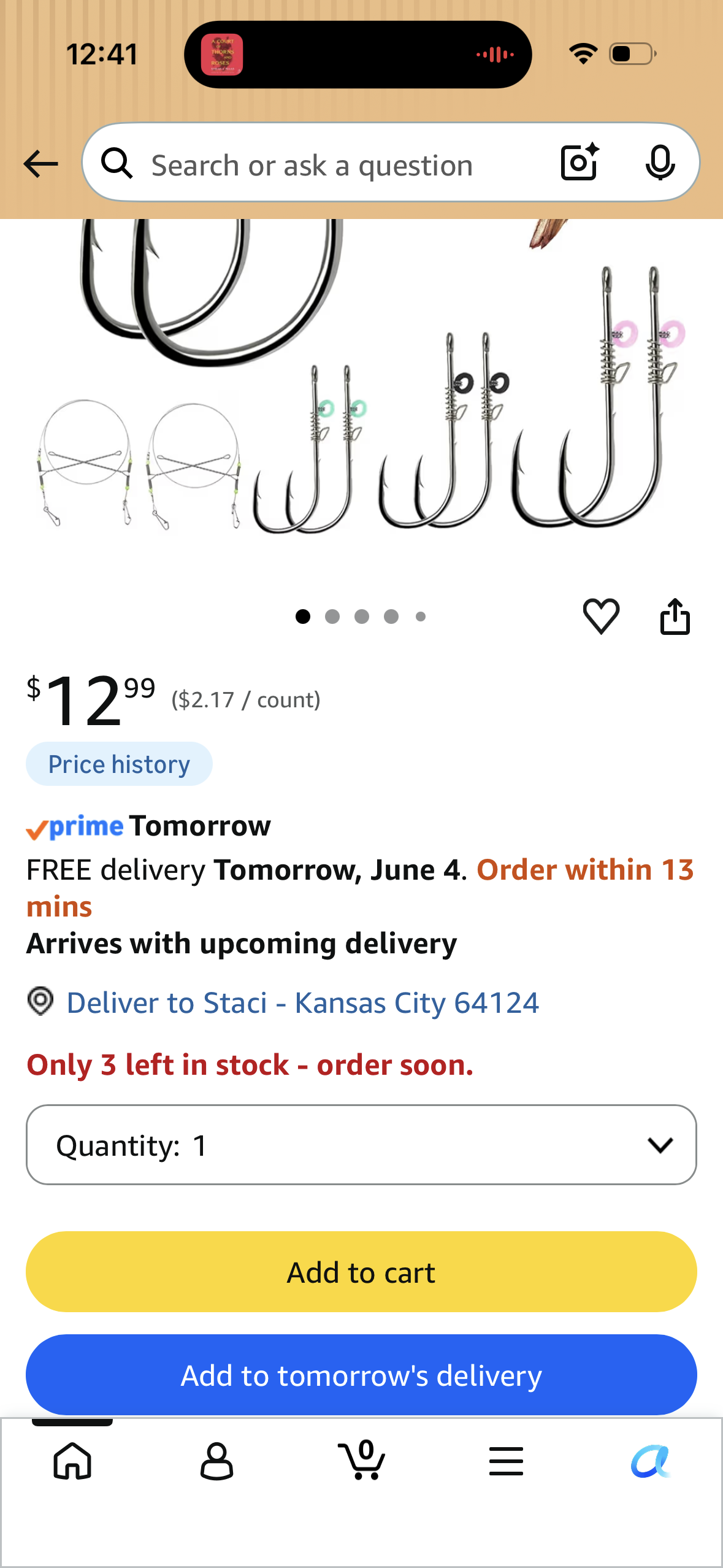 6pcs Live Shrimp Hooks with Holes, #2#3#4 Corrosion-Resistant Carbon Steel Barbed Fishing Hooks for Saltwater and Freshwater, Shrimp Walker Lure