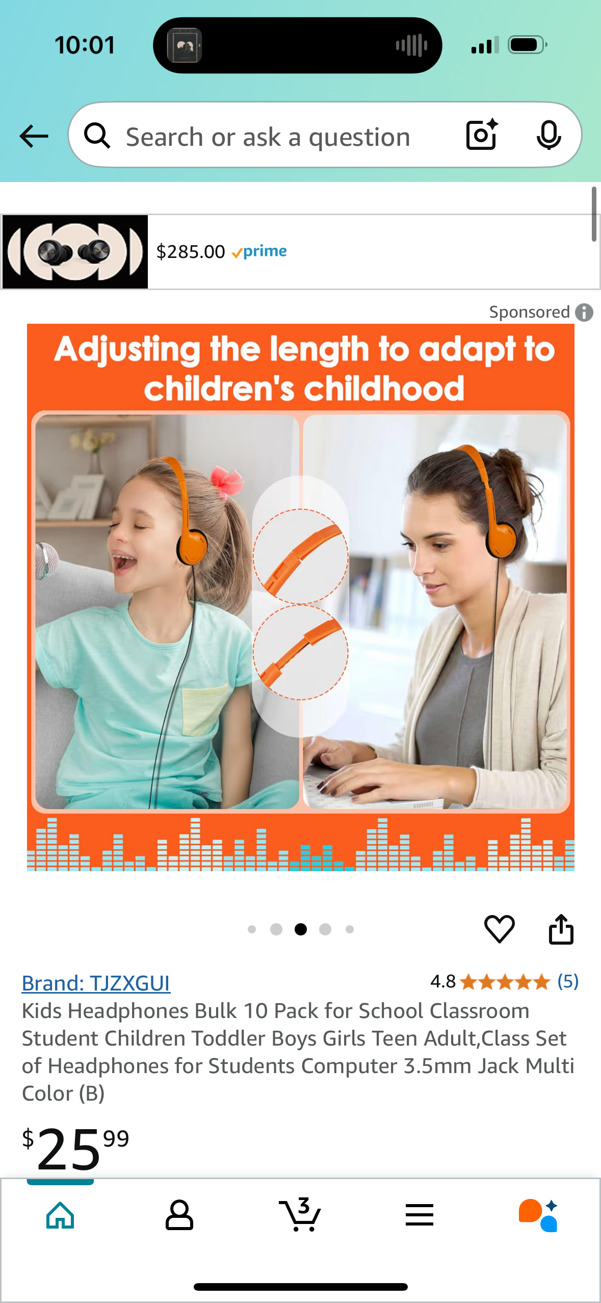 Kids Headphones Bulk 10 Pack for School Classroom Student Children Toddler Boys Girls Teen Adult,Class Set of Headphones for Students Computer 3.5mm Jack Multi Color (B)