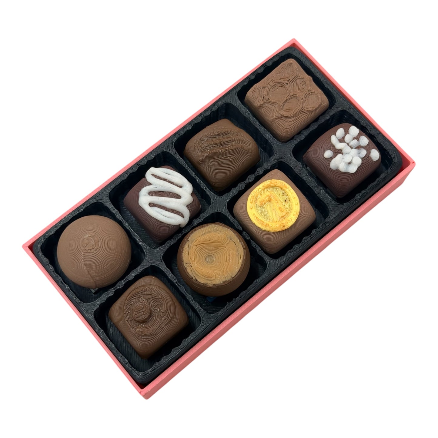 Box of Chocolates Sensory Clicker/Clicky Fidget (Pink Box)