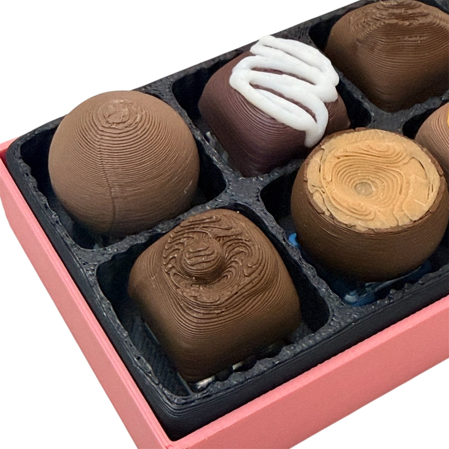 Box of Chocolates Sensory Clicker/Clicky Fidget (Pink Box)