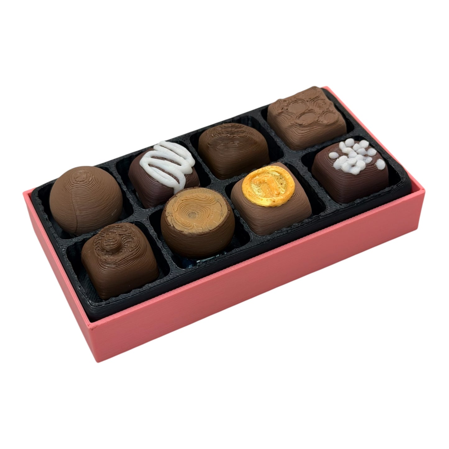 Box of Chocolates Sensory Clicker/Clicky Fidget (Pink Box)