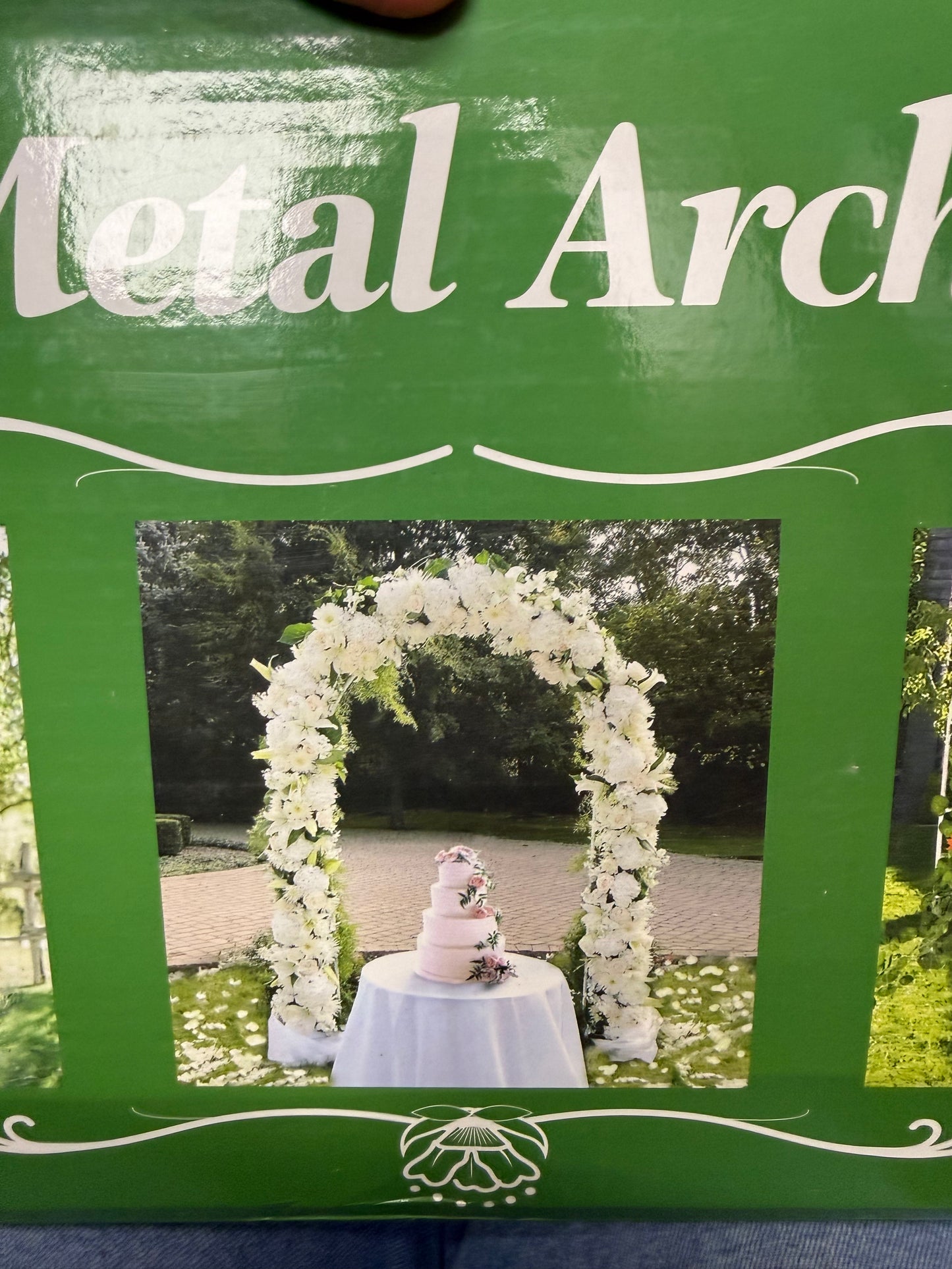 7.8ft Backdrop Stand  Gold