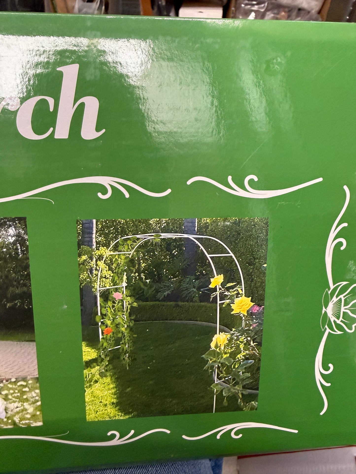 7.8ft Backdrop Stand  Gold