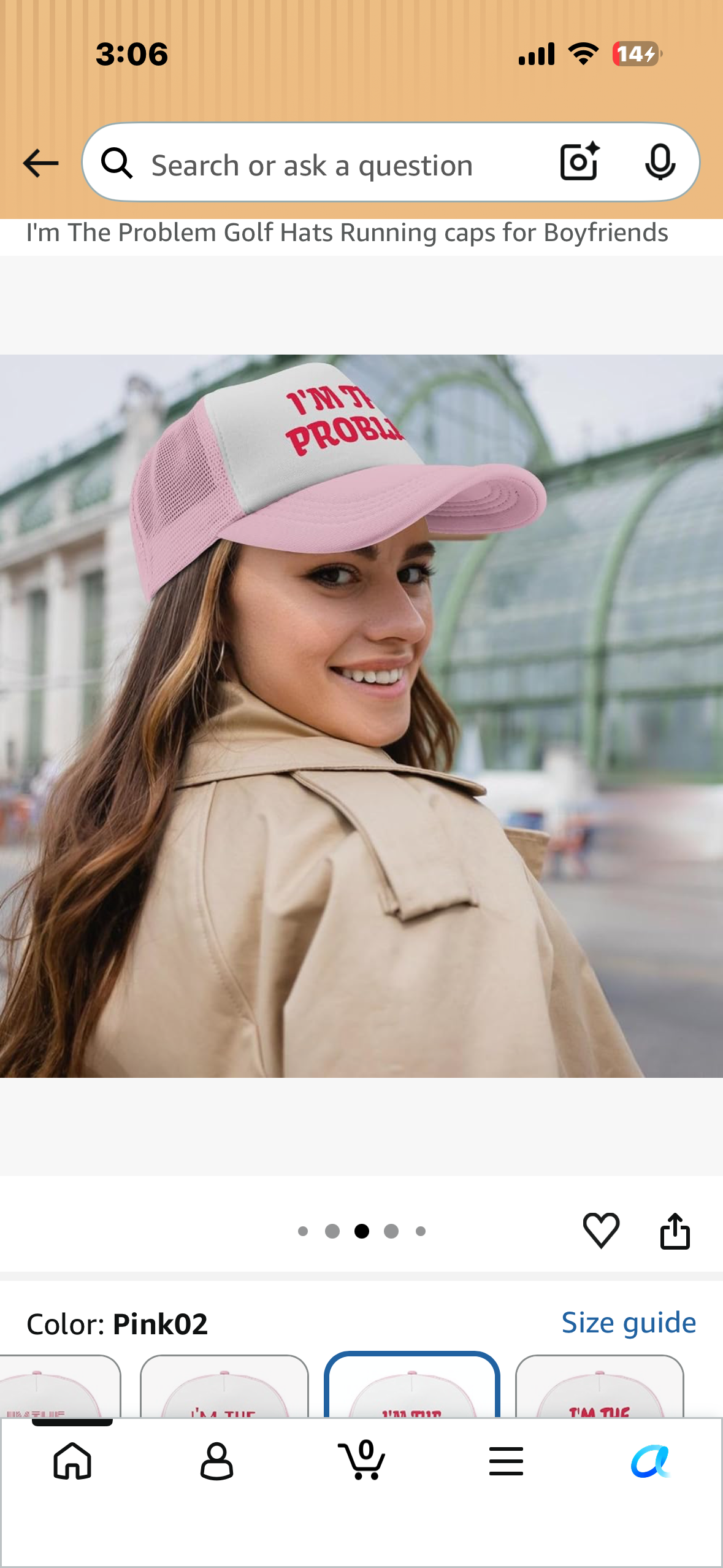 I'm The Problem Humorous Golf Hat