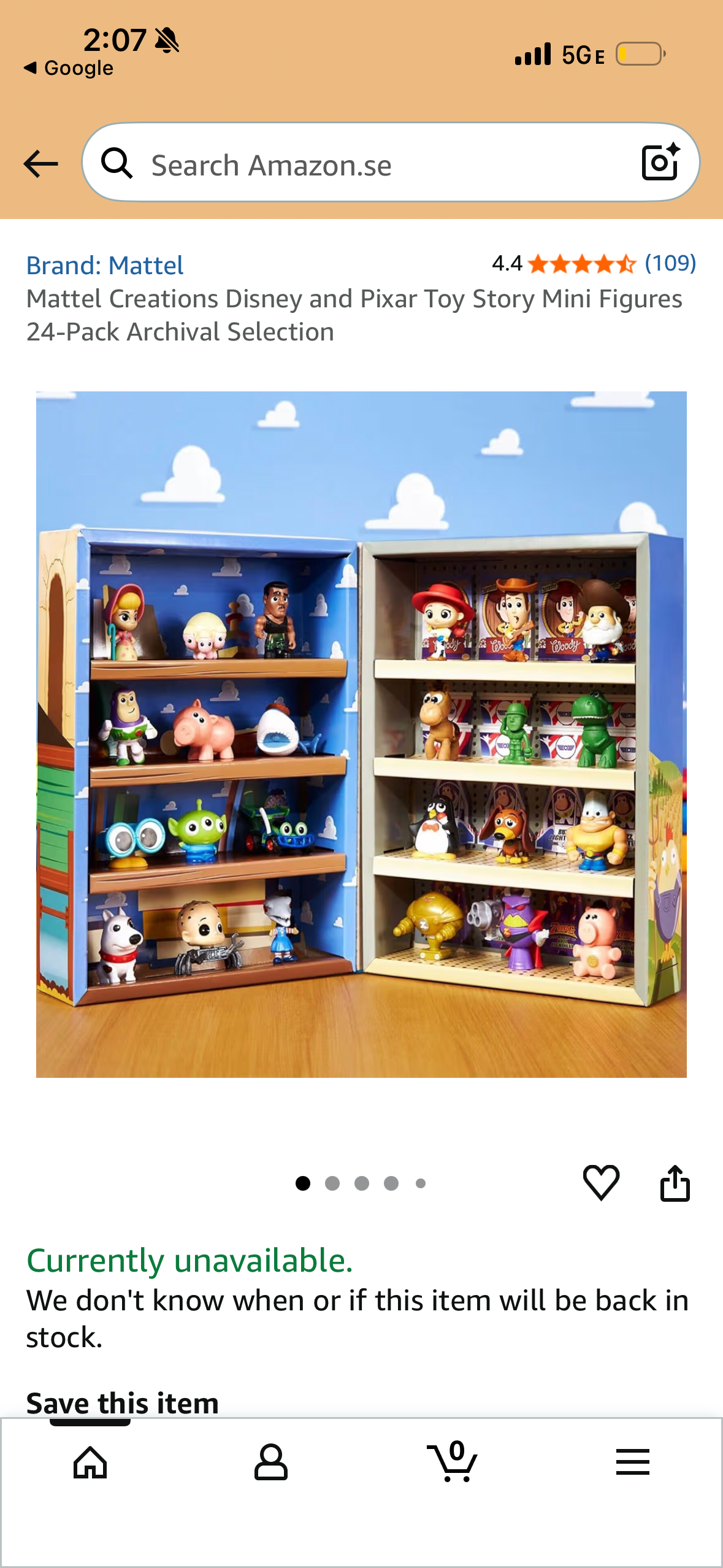 Mattel Creations Disney and Pixar Toy Story Mini Figures 24-Pack Archival Selection