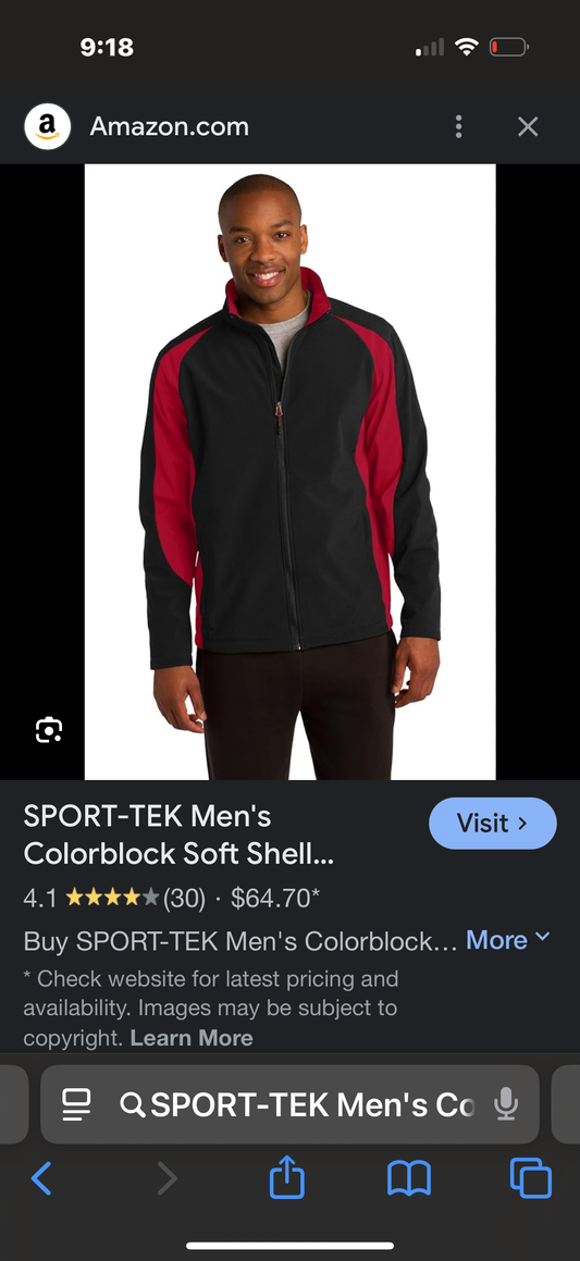 SPORT-TEK Men's Colorblock Soft Shell Jacket
