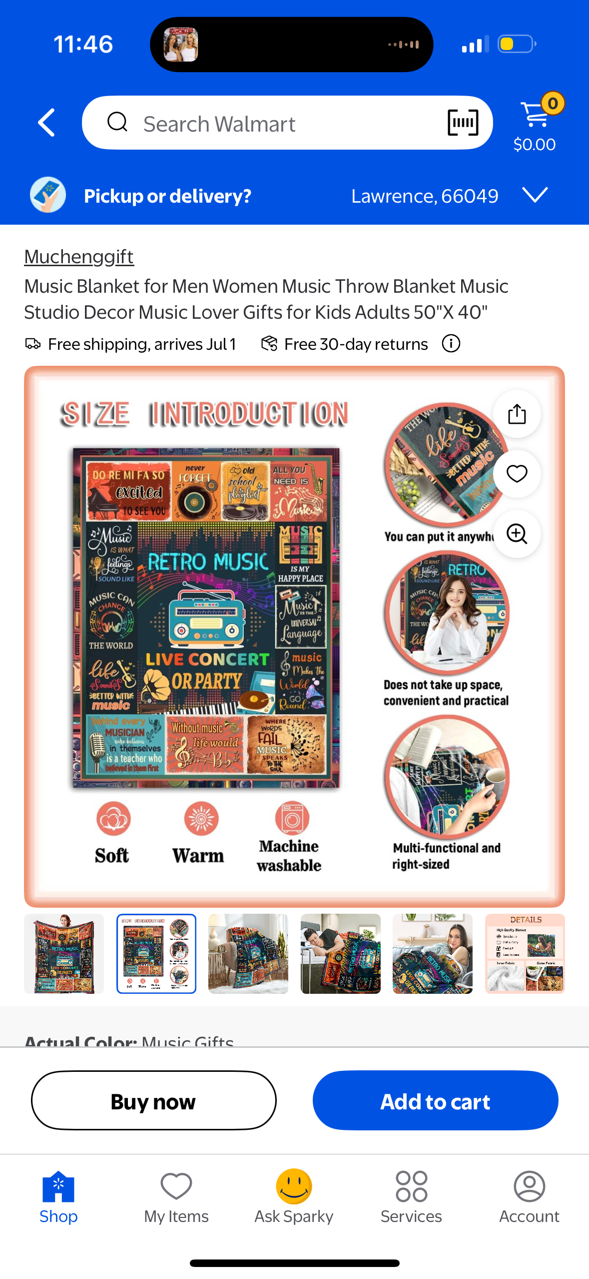 Wieamiawia Music Blanket for Men Women Music Throw Blanket Music Studio Decor Music Lover Gifts for Kids Adults 50"X 40"
