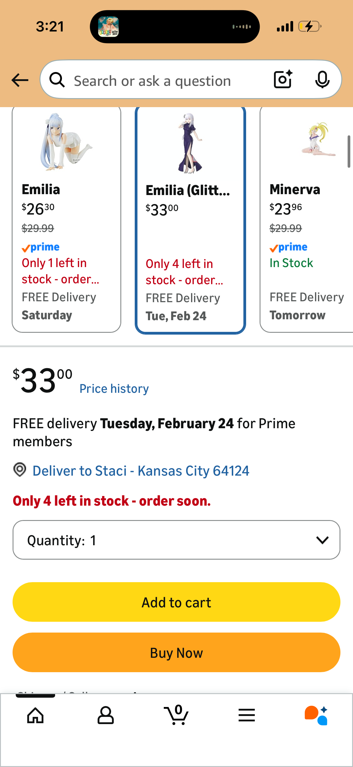 Banpresto - Re:Zero-Starting Life in Another World - Emilia, Bandai Spirits Glitter & Glamours Figure