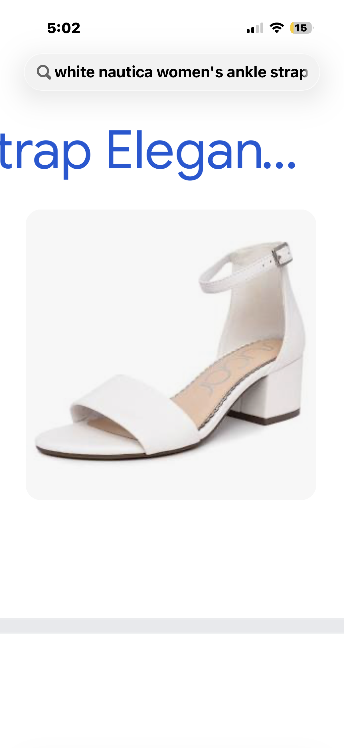 Nautica Women's Ankle Strap Low-Chunk Pump Sandal: Elegant Low-Block Heel Dress Shoe for Stylish Comfort-Yona (Size 8.5)