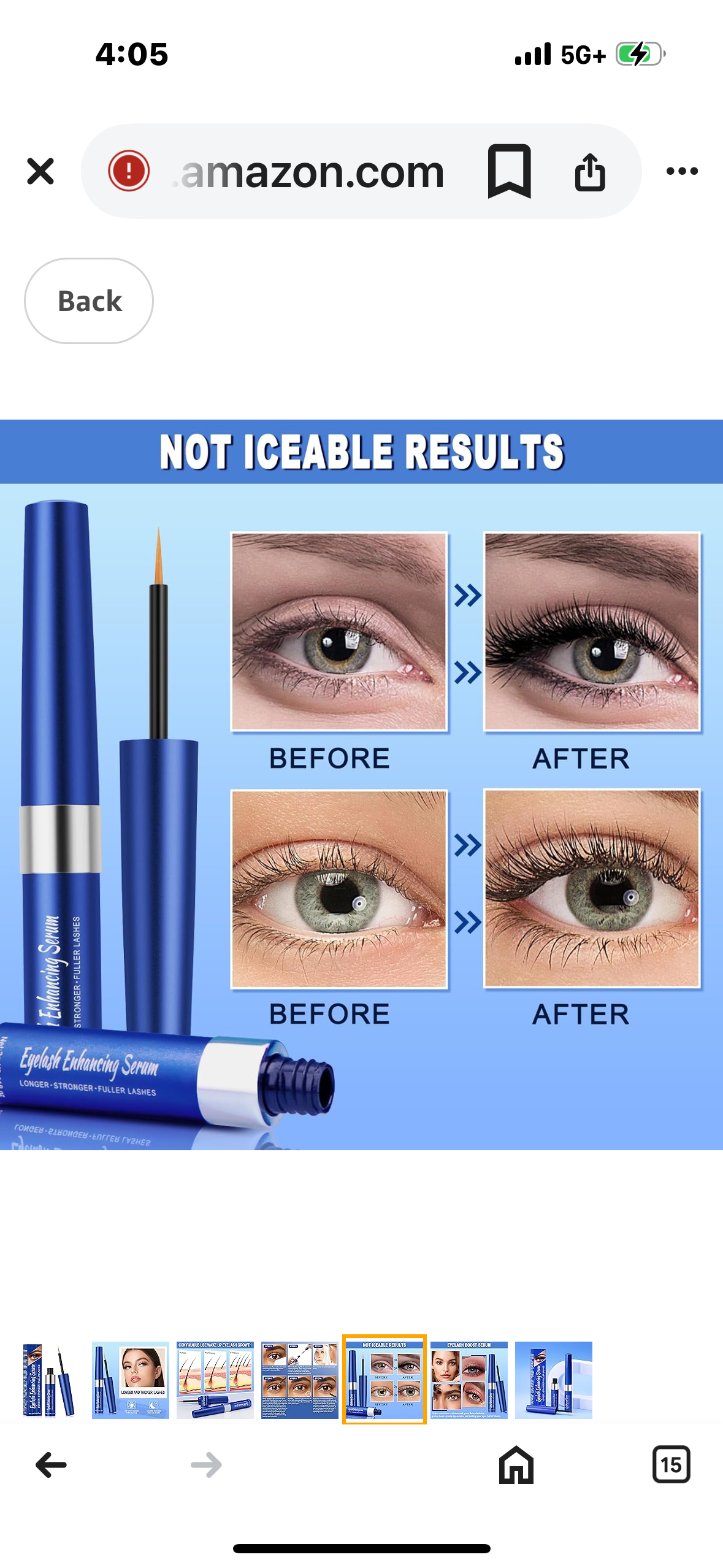 ‼️2 for $3‼️Lash Serum, Rapid Eyelash Growth Serum, Eyelash Serum for Eyelash Growth Thickness, Stronger, Healthier Lashes & Brows, Longer, Fuller, and Thicker Lashes, Vegan & Cruelty-Free (Dark Blue 3ML