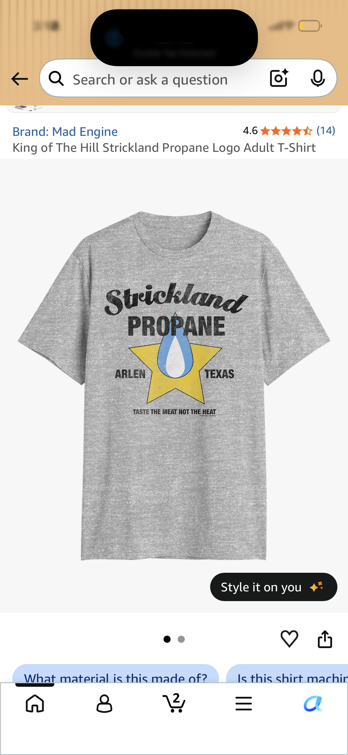 King of The Hill Strickland Propane Logo Adult T-Shirt (Size 3X-Large)