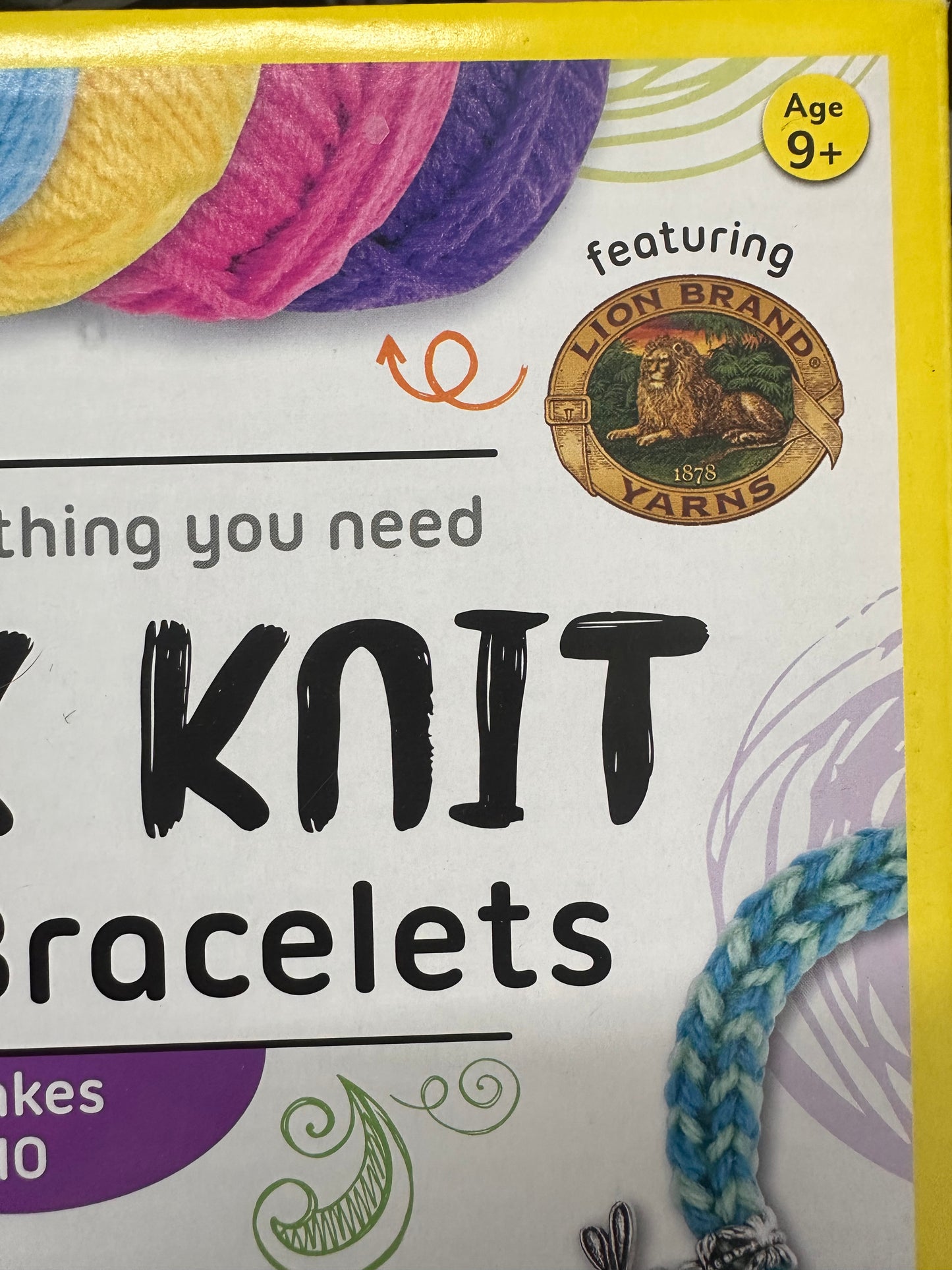 Quick Knit Charm Bracelets