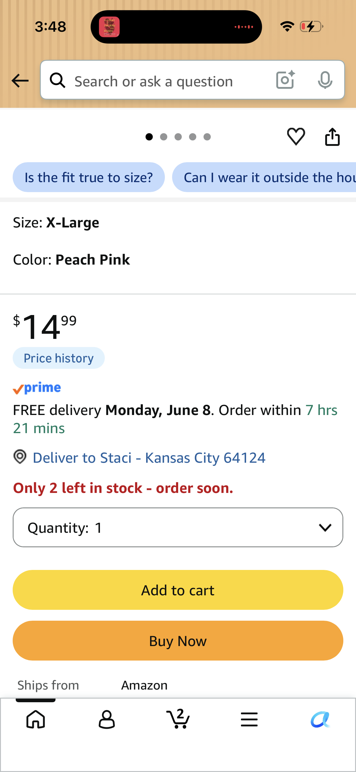 Casual Summer 2 Piece Set for Women Loose Short Sleeve Shirt and Lounge Shorts Outfit (Size Medium)