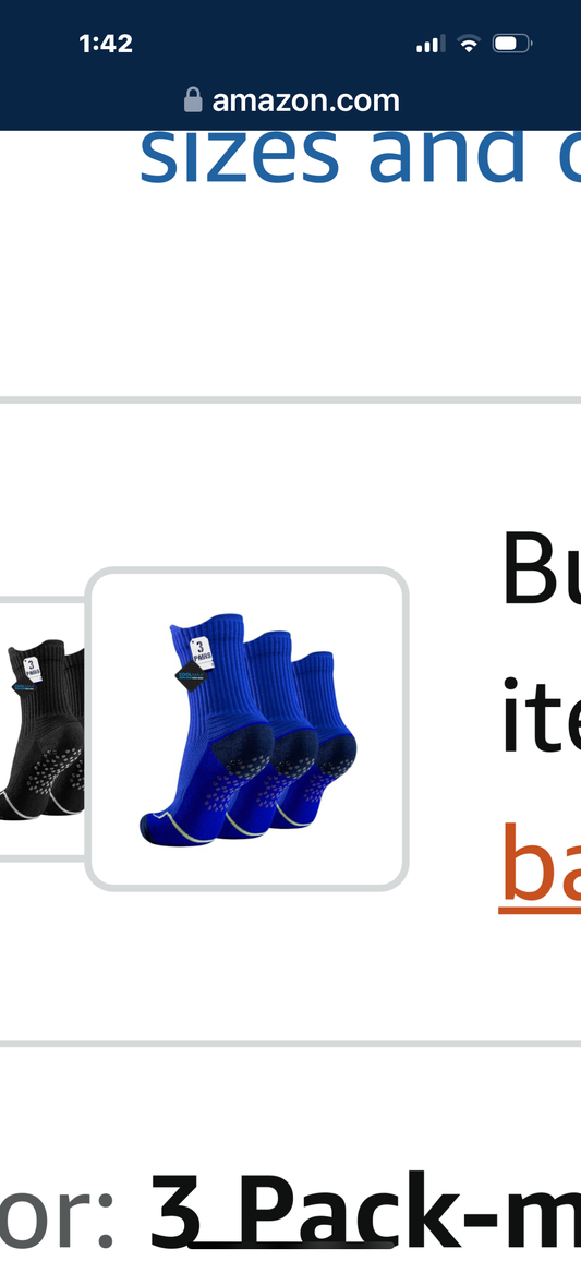 BRISIRA Bamboo Viscose Kids Soccer Socks Compression Cushioned Moisture Wicking Anti Blister Athletic Crew Socks