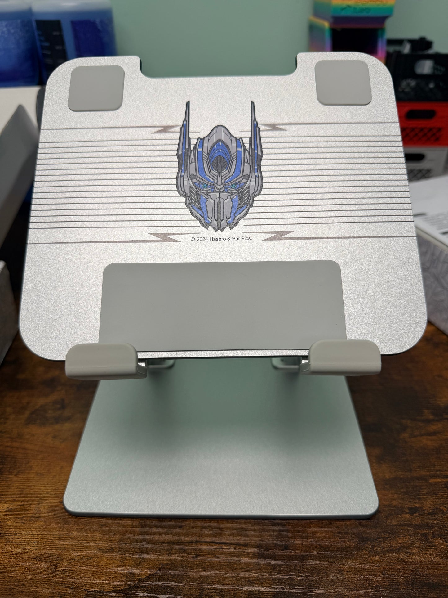 Collapsible Transformers iPad/Laptop Stand