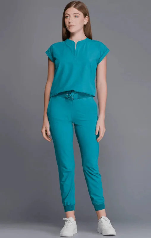 Kanaus | Beyond Women Scrubs Set, Teal (Size Small)