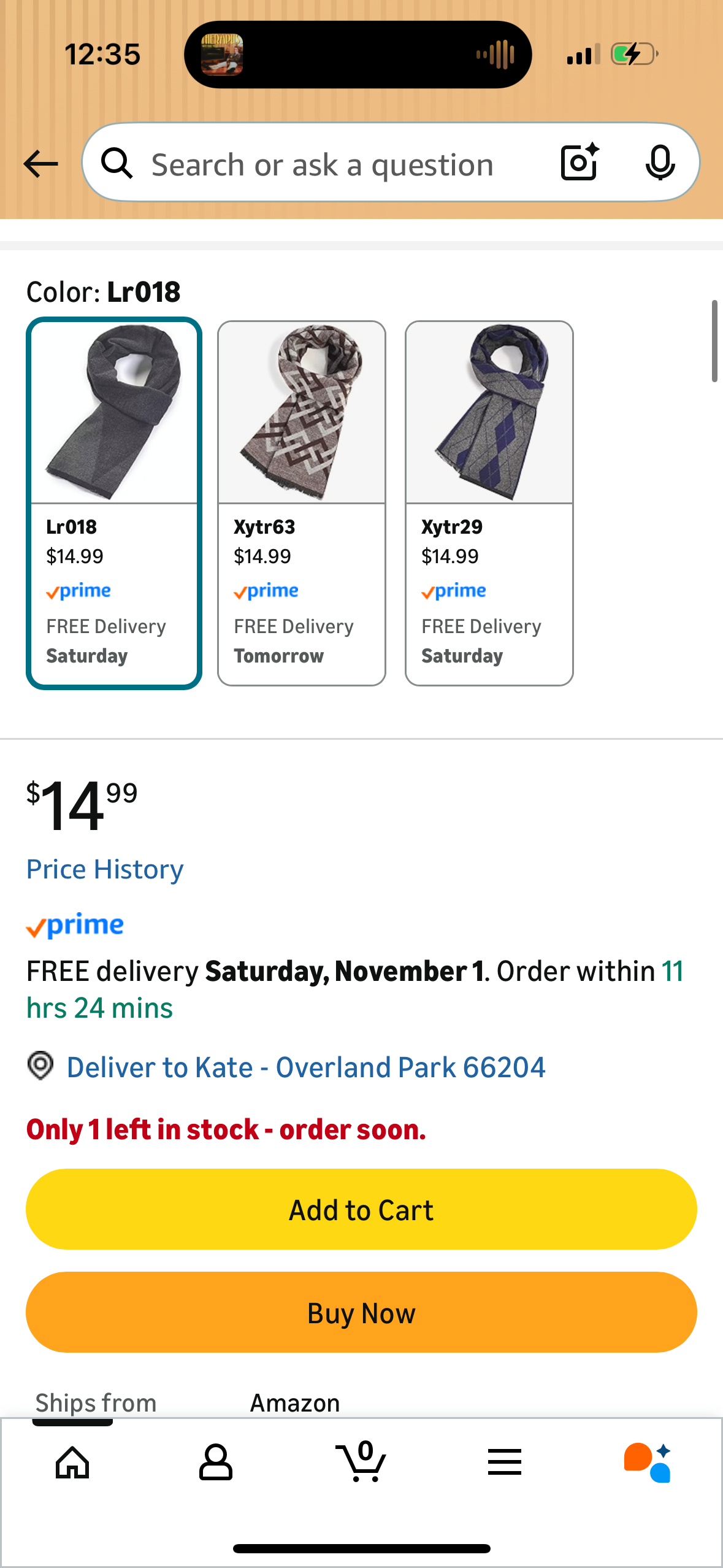 Mens Scarf Long Soft Warm Plaid Tassel Scarf Winter Classic Scarves for Men