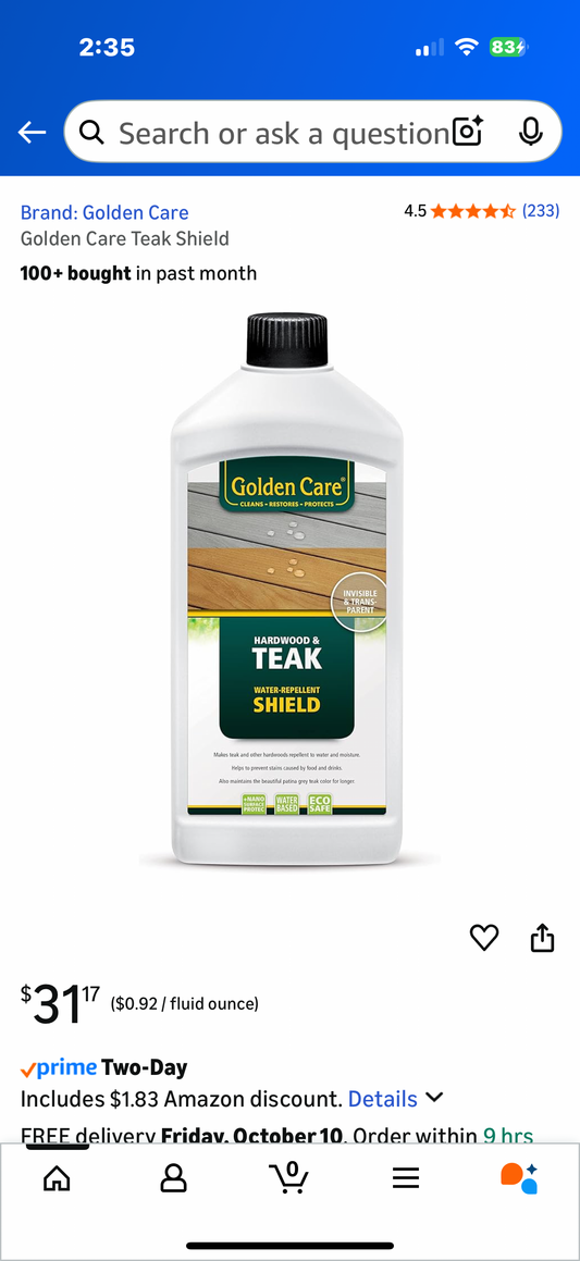 Golden Care Teak Shield