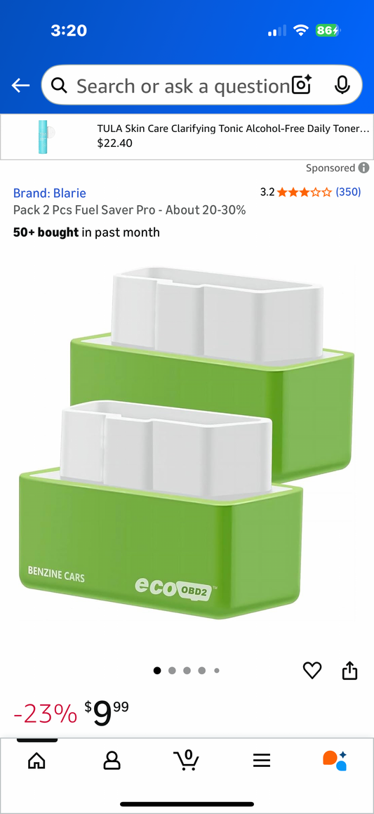 Pack 2 Pcs Fuel Saver Pro - About 20-30%