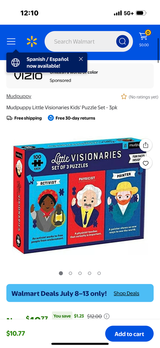 Mudpuppy Little Visionaries Kids' Puzzle Set - 3pk