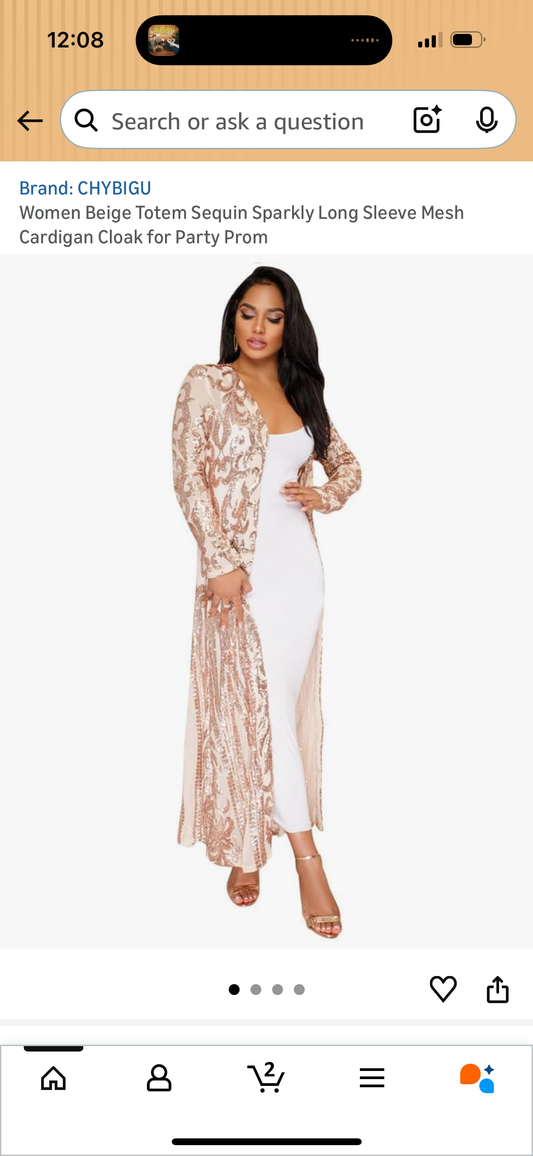 Women Sequin Cardigan