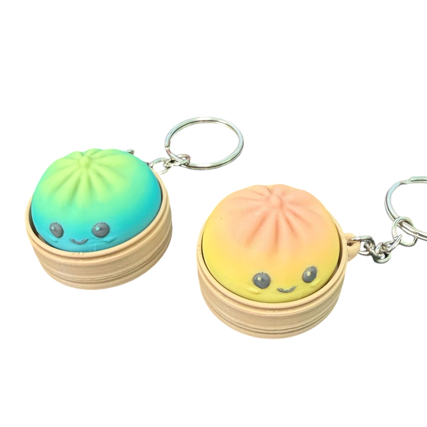 2-Pack Dumpling Clicker/Clicky Fidget Keychain