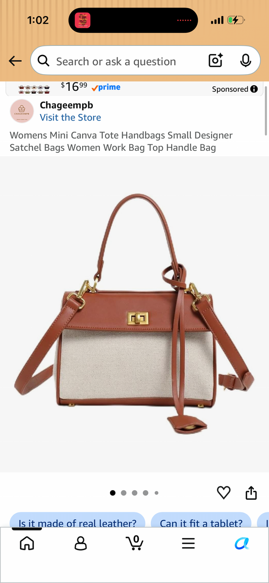 Womens Mini Canva Tote Handbags Small Designer Satchel Bags Women Work Bag Top Handle Bag